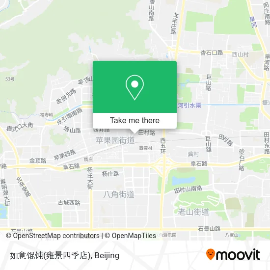 如意馄饨(雍景四季店) map