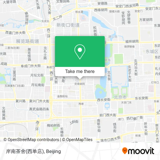 岸南茶舍(西单店) map