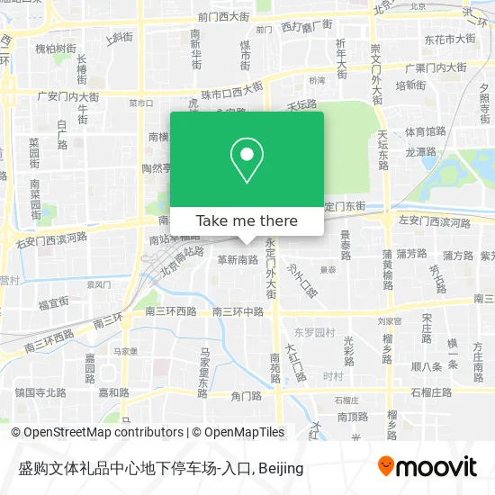 盛购文体礼品中心地下停车场-入口 map