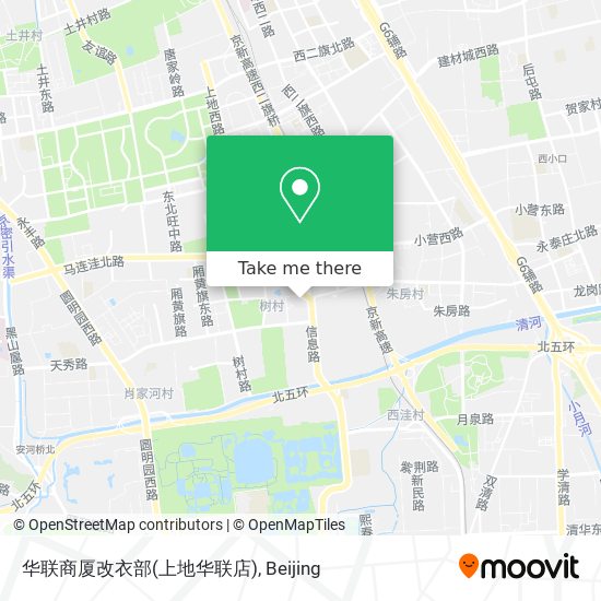 华联商厦改衣部(上地华联店) map