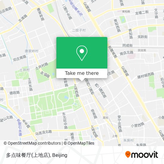 多点味餐厅(上地店) map