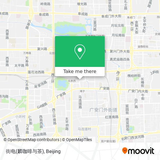 街电(麟咖啡与茶) map