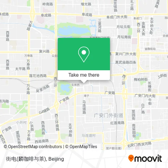 街电(麟咖啡与茶) map