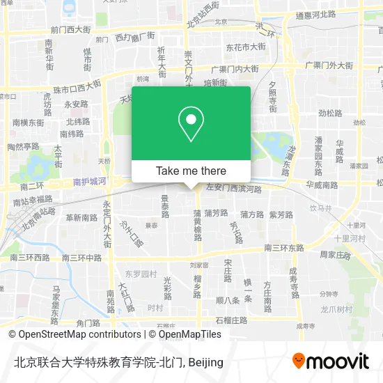 北京联合大学特殊教育学院-北门 map