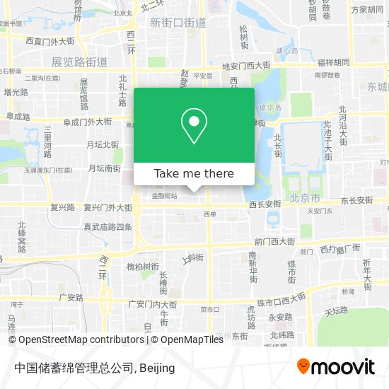 中国储蓄绵管理总公司 map