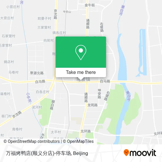 万福烤鸭店(顺义分店)-停车场 map