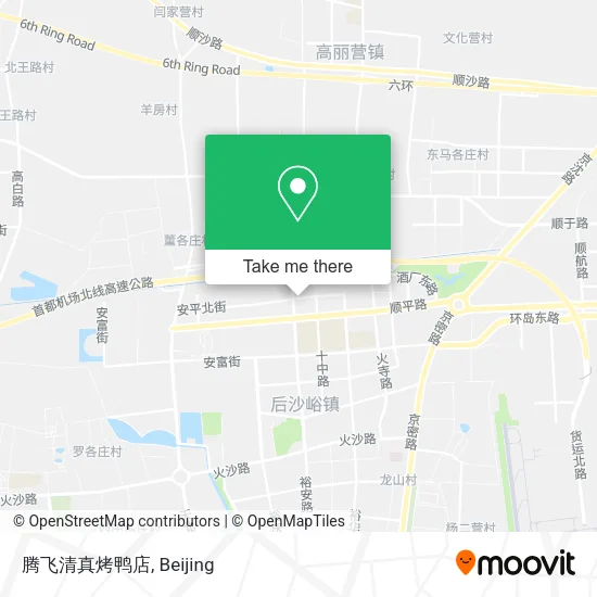 腾飞清真烤鸭店 map