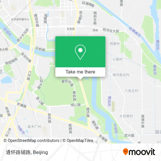 通怀路辅路 map