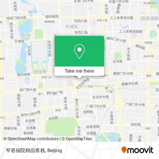 窄巷福院精品客栈 map