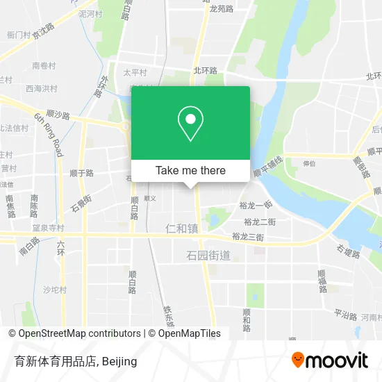 育新体育用品店 map