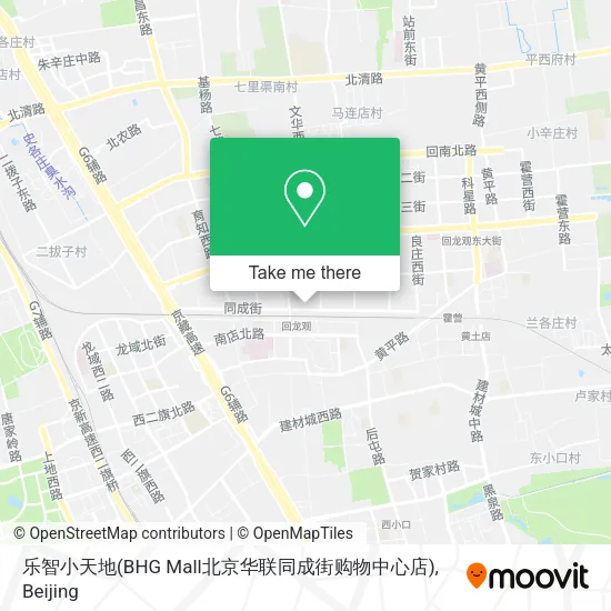 乐智小天地(BHG Mall北京华联同成街购物中心店) map