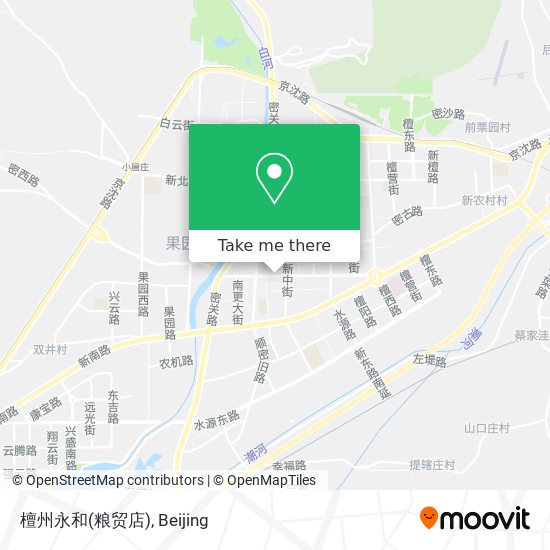 檀州永和(粮贸店) map
