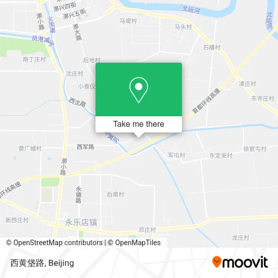 西黄垡路 map