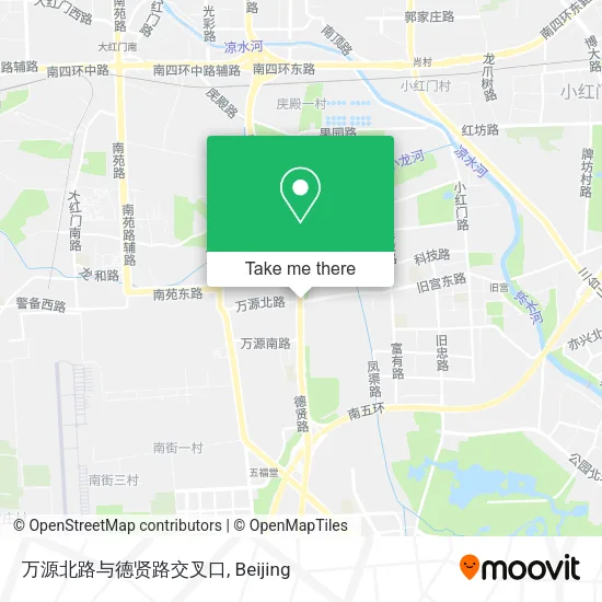万源北路与德贤路交叉口 map