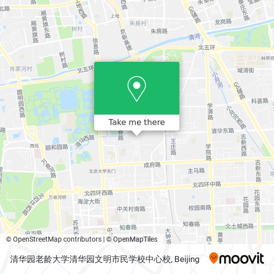 清华园老龄大学清华园文明市民学校中心校 map