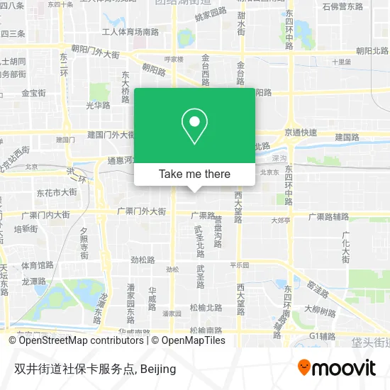 双井街道社保卡服务点 map