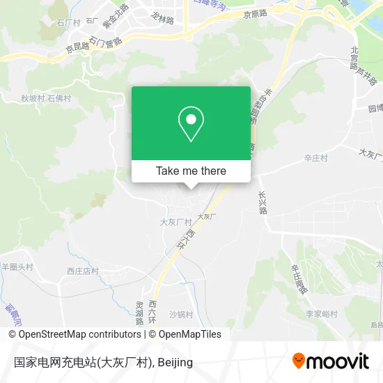 国家电网充电站(大灰厂村) map