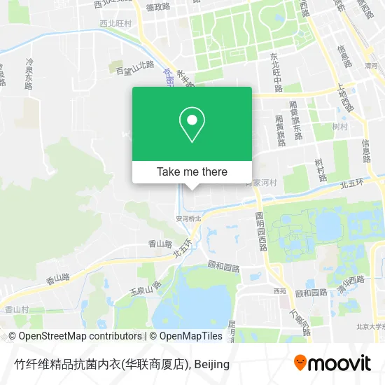 竹纤维精品抗菌内衣(华联商厦店) map