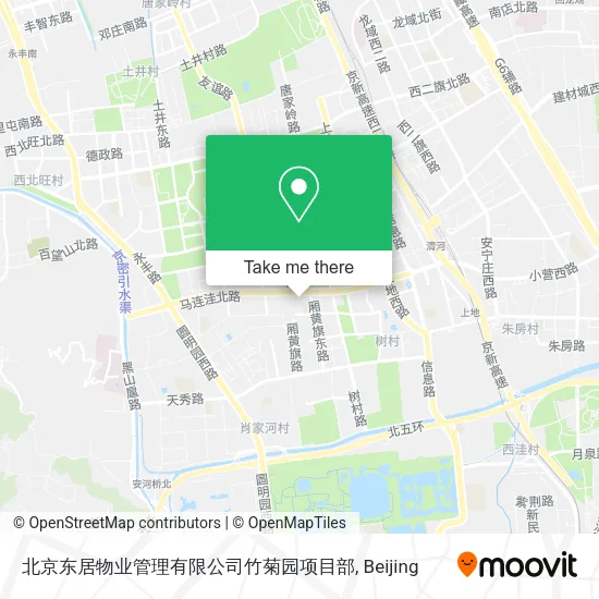 北京东居物业管理有限公司竹菊园项目部 map