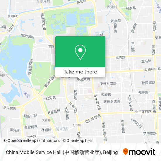 China Mobile Service Hall (中国移动营业厅) map