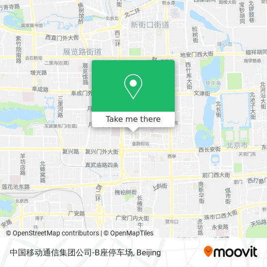 中国移动通信集团公司-B座停车场 map