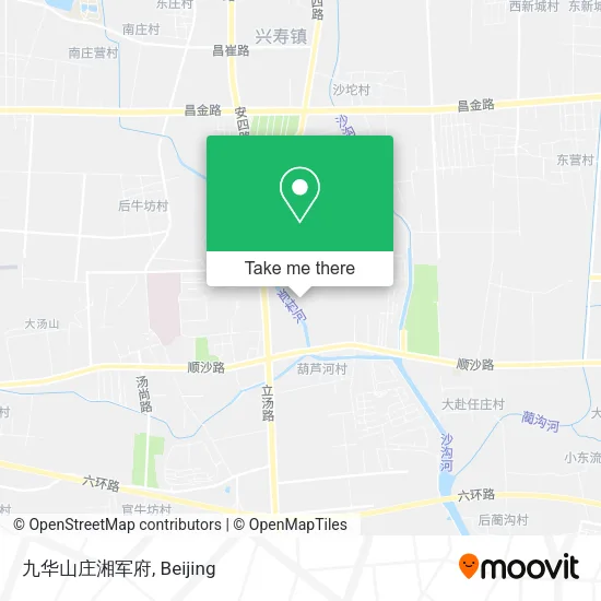 九华山庄湘军府 map