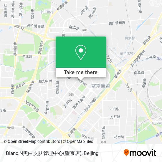Blanc.N黑白皮肤管理中心(望京店) map
