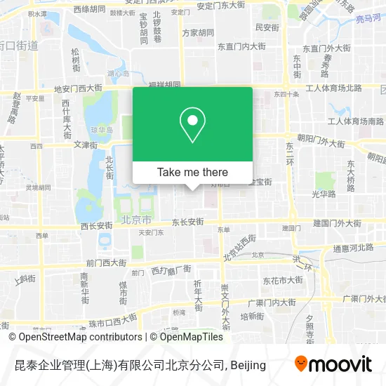 昆泰企业管理(上海)有限公司北京分公司 map