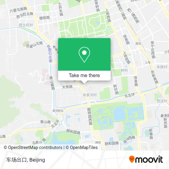 车场出口 map