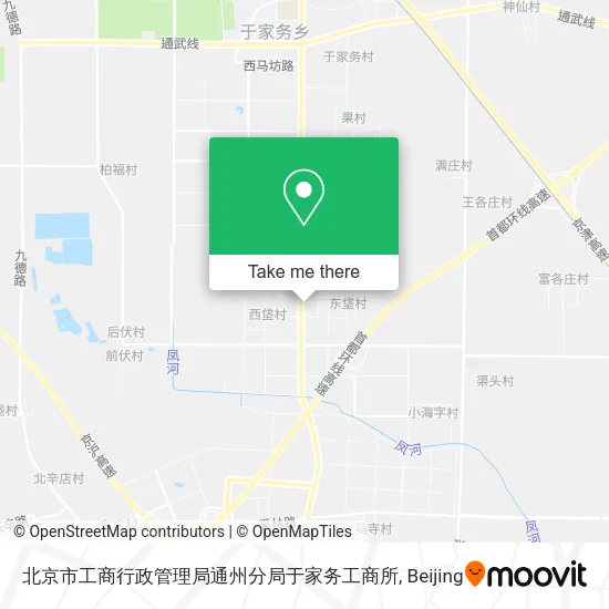 北京市工商行政管理局通州分局于家务工商所 map