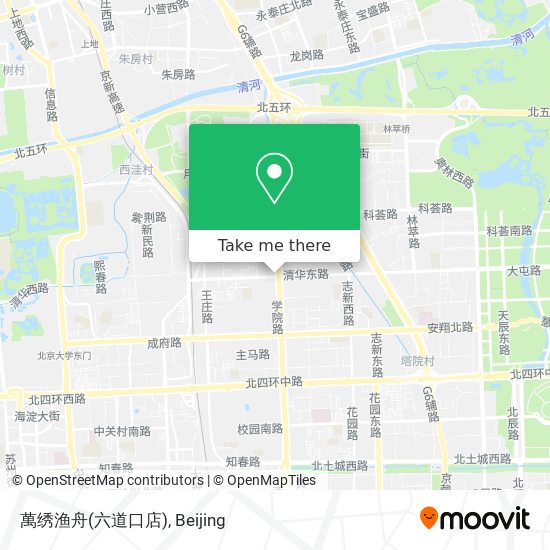 萬绣渔舟(六道口店) map