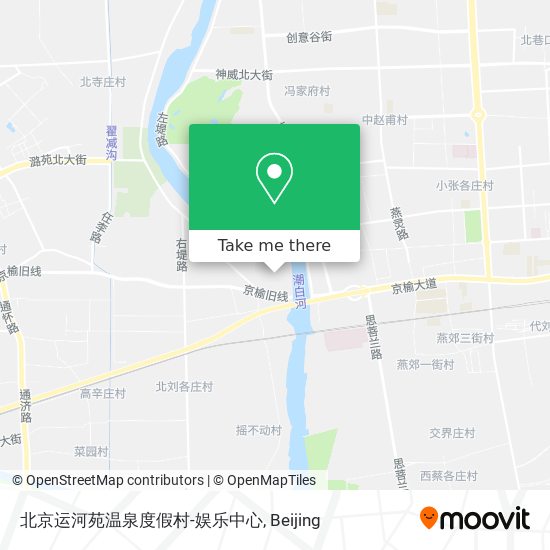 北京运河苑温泉度假村-娱乐中心 map