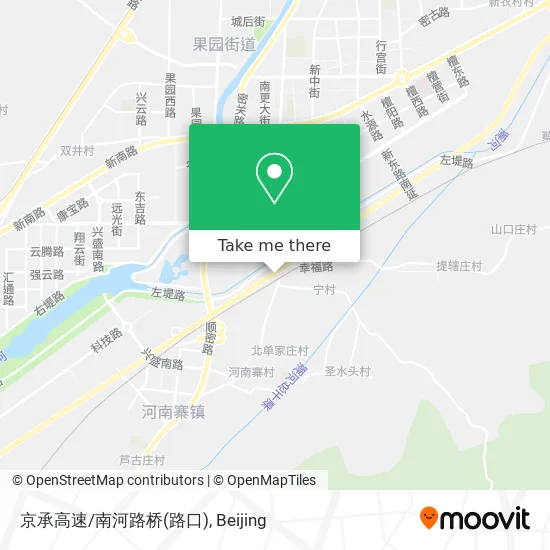 京承高速/南河路桥(路口) map