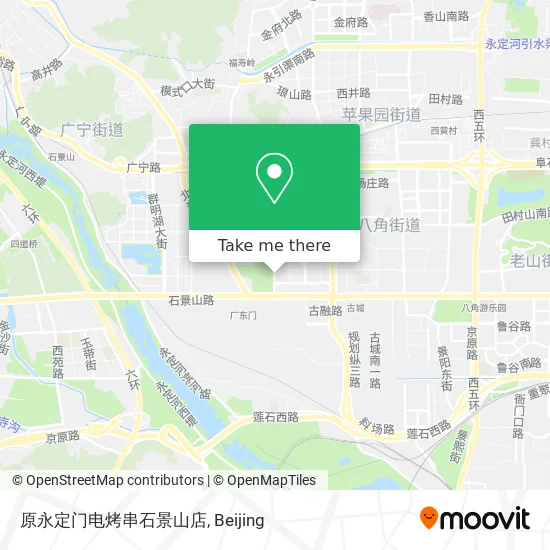 原永定门电烤串石景山店 map