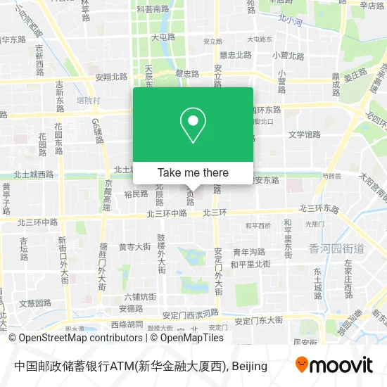中国邮政储蓄银行ATM(新华金融大厦西) map