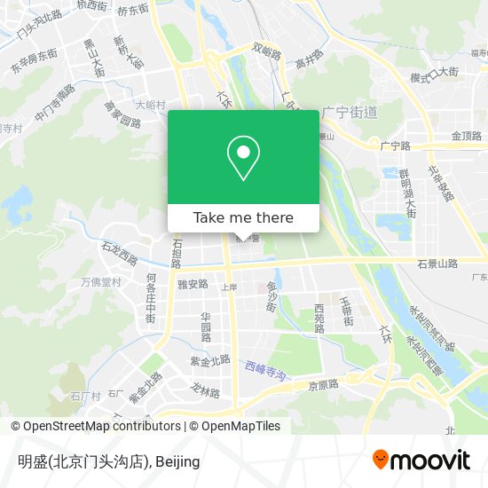 明盛(北京门头沟店) map