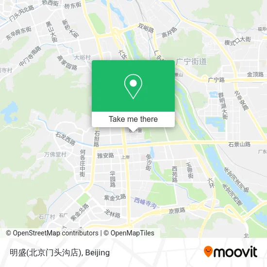 明盛(北京门头沟店) map