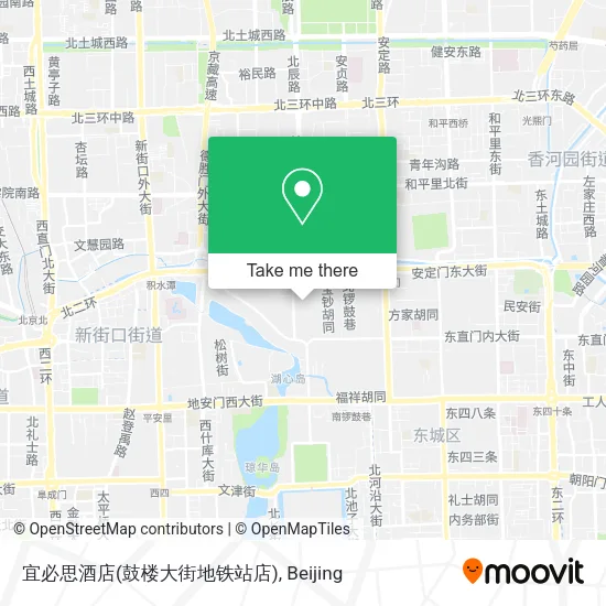宜必思酒店(鼓楼大街地铁站店) map