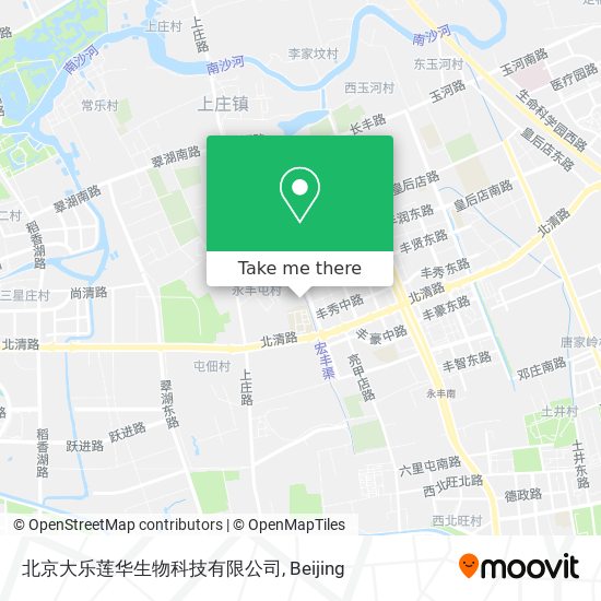 北京大乐莲华生物科技有限公司 map
