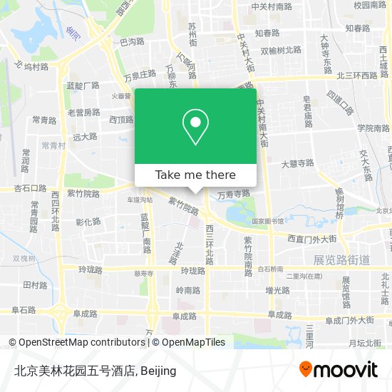 北京美林花园五号酒店 map