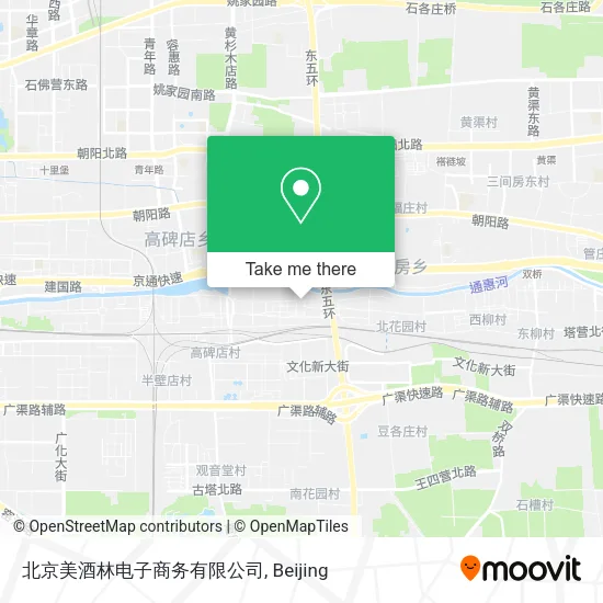北京美酒林电子商务有限公司 map