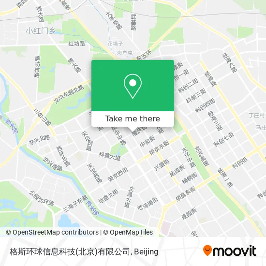 格斯环球信息科技(北京)有限公司 map