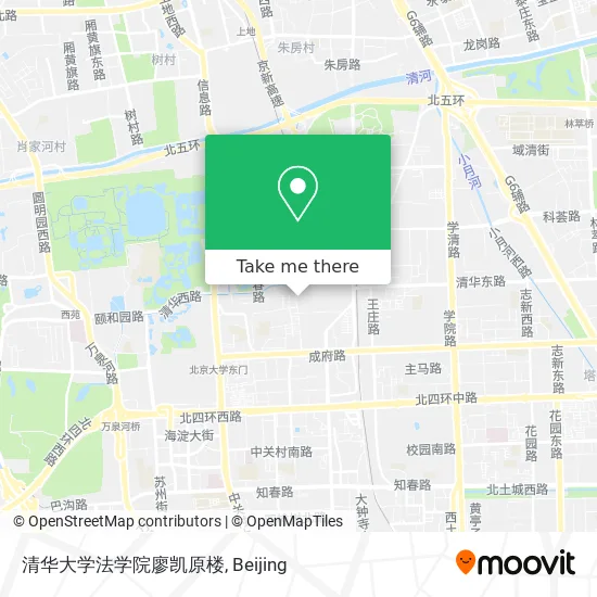 清华大学法学院廖凯原楼 map