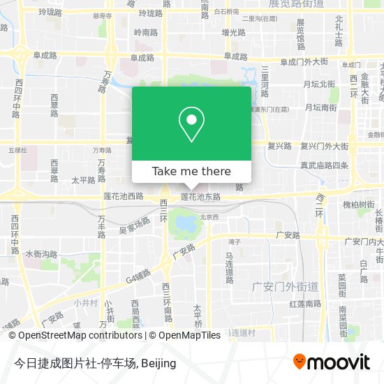 今日捷成图片社-停车场 map