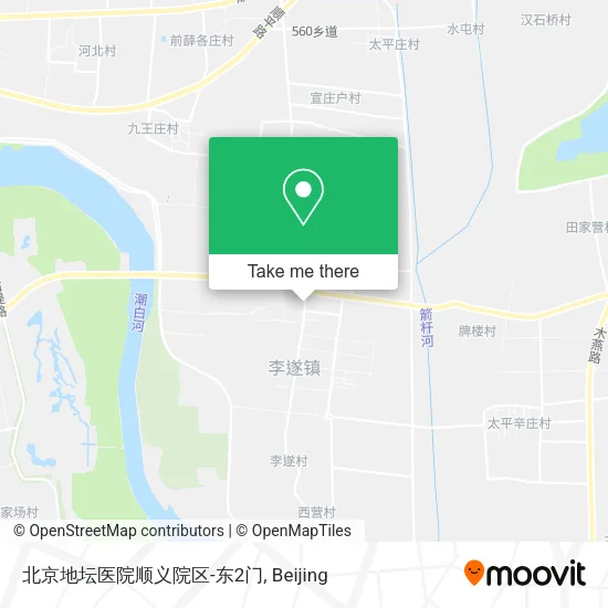 北京地坛医院顺义院区-东2门 map