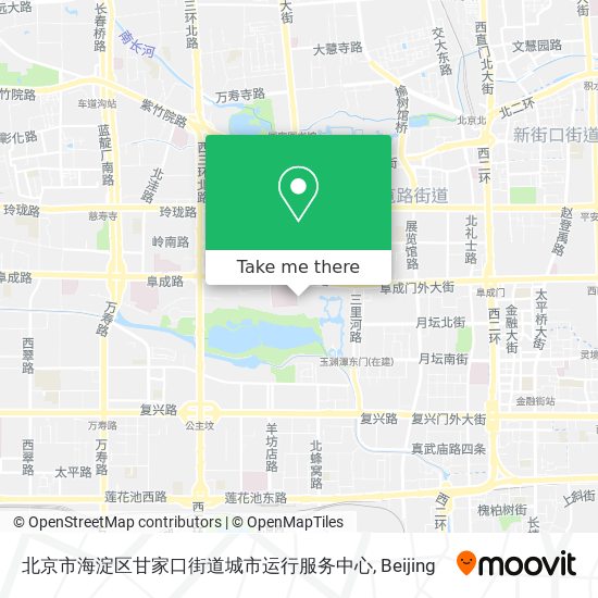 北京市海淀区甘家口街道城市运行服务中心 map