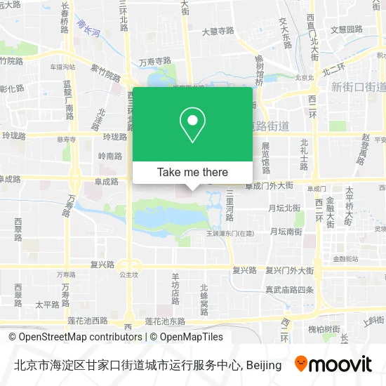 北京市海淀区甘家口街道城市运行服务中心 map
