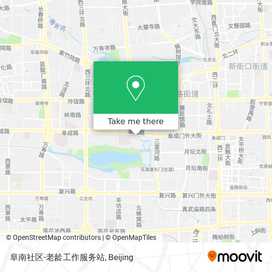 阜南社区-老龄工作服务站 map