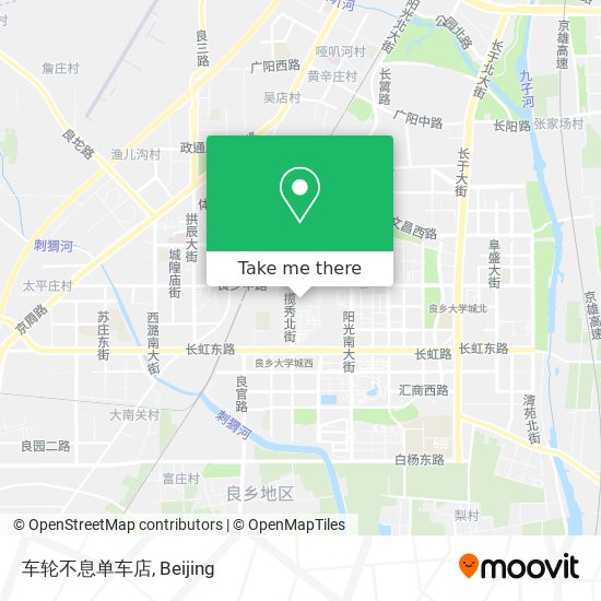 车轮不息单车店 map