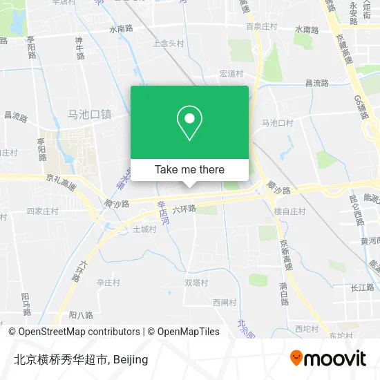 北京横桥秀华超市 map
